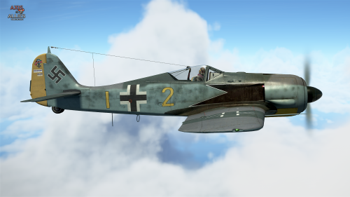 Fw190A-5, WNr 7334, 9./JG 2, pilot Josef Sepp Wurmheller / Fw-190 ...